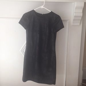 Banana Republic Black Suede Dress 0